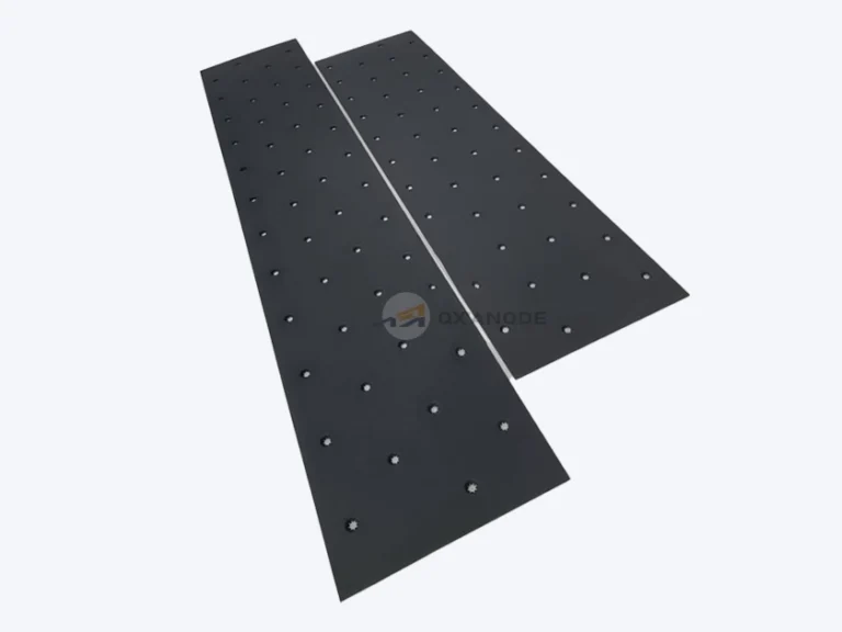 Titanium anode for electrolytic copper foil