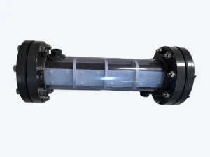 Titanium anode for hypochlorous acid generator