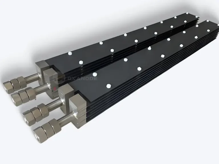 Titanium anode group