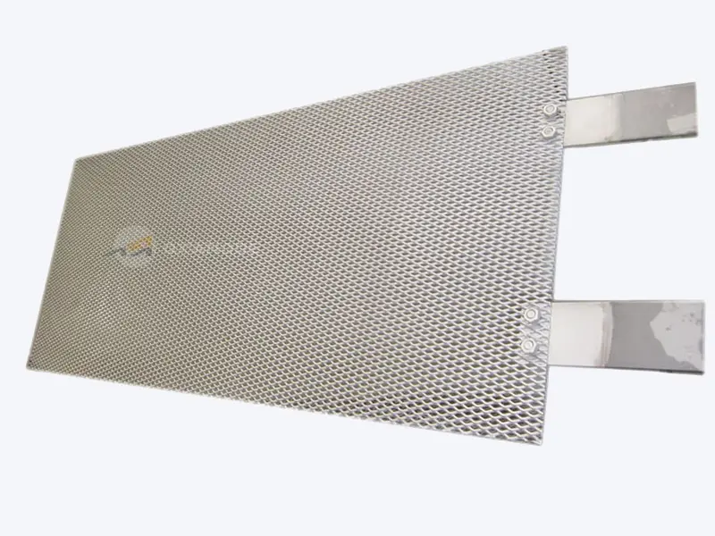 Platinum coated titanium electrode