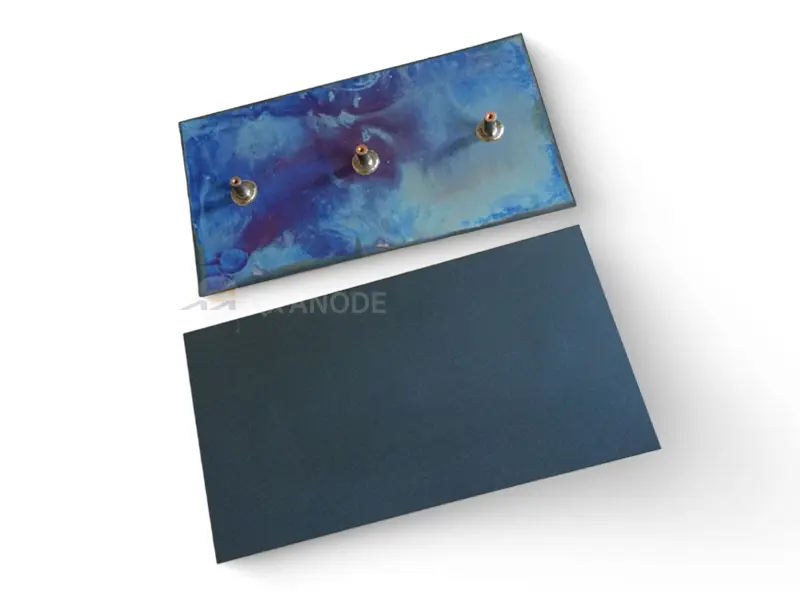 Titanium anodes-electrodialysis