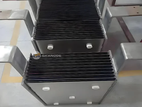 Titanium anodes for ammonia nitrogen wastewater treatment