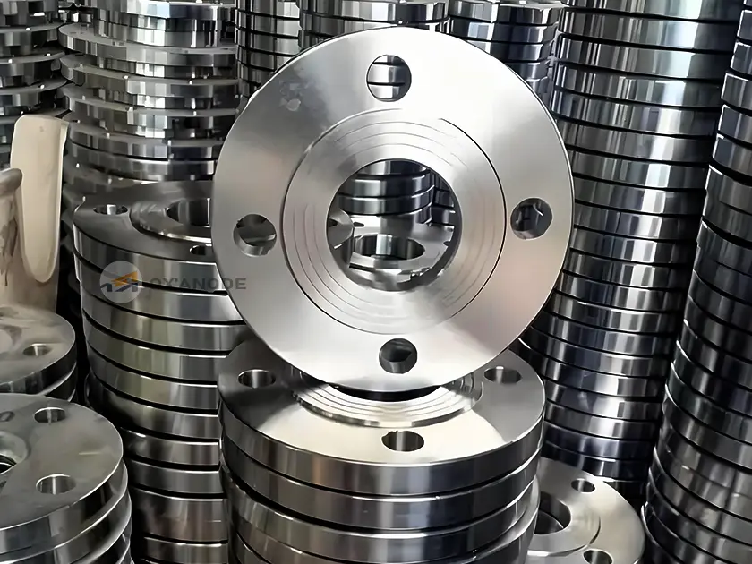 Titanium flange